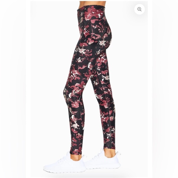 NWT. $75R Marika Alison Side Pocket Floral Legging Contender Luxe Gym to Street - Picture 5 of 7